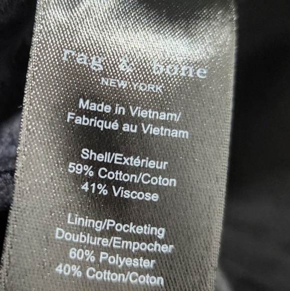 Rage & Bone Vanessa Velvet Vest - Picture 8 of 9